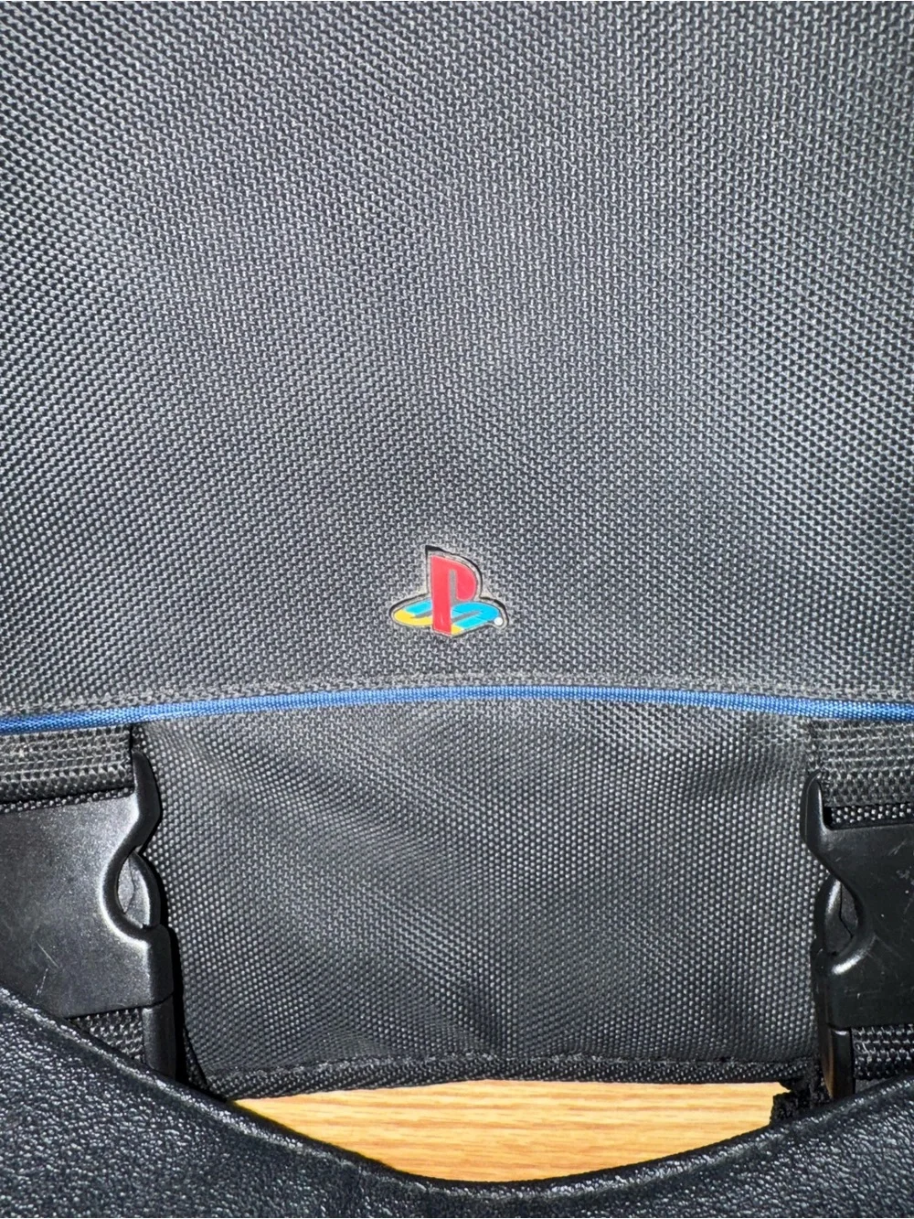Vintage Official Sony PlayStation PS1 PS2 Messenger Bag Console Carry Case Black - Picture 9 of 9